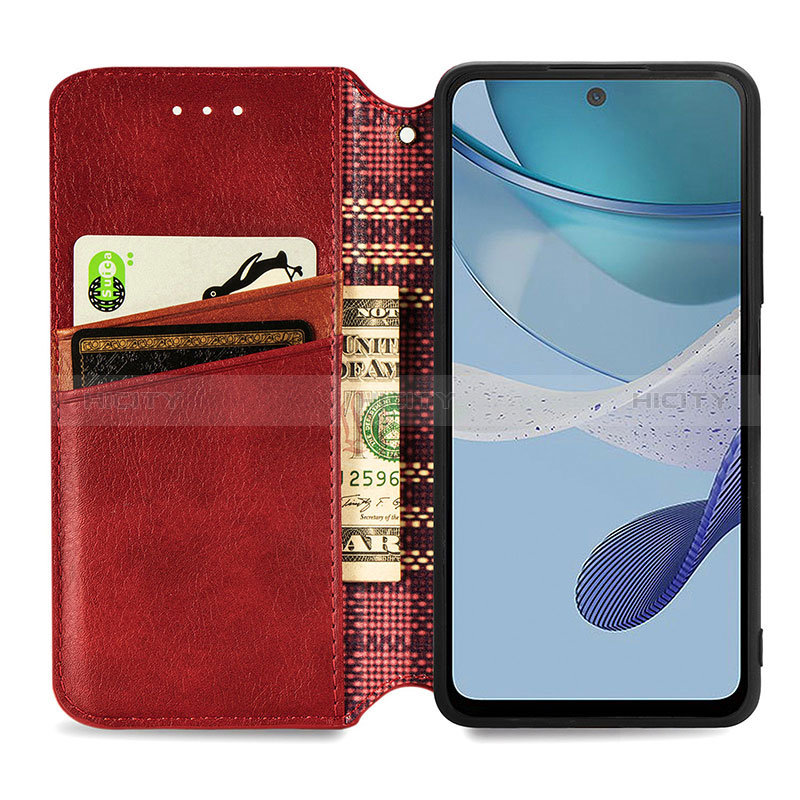 Coque Portefeuille Livre Cuir Etui Clapet S09D pour Motorola Moto G53j 5G Plus