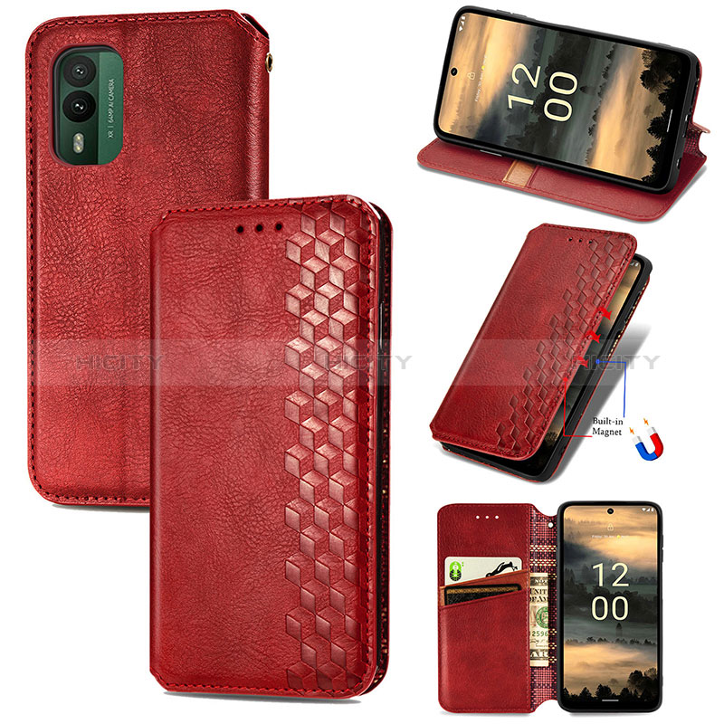 Coque Portefeuille Livre Cuir Etui Clapet S09D pour Nokia XR21 Plus