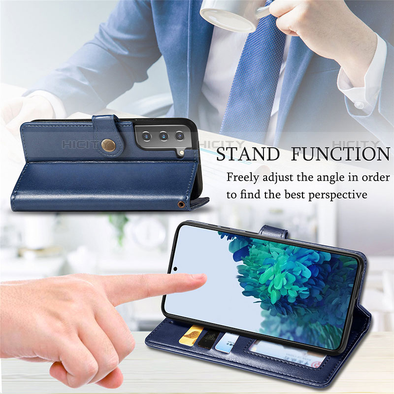 Coque Portefeuille Livre Cuir Etui Clapet S09D pour Samsung Galaxy S22 Plus 5G Plus