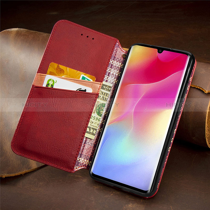 Coque Portefeuille Livre Cuir Etui Clapet S09D pour Xiaomi Mi Note 10 Lite Plus