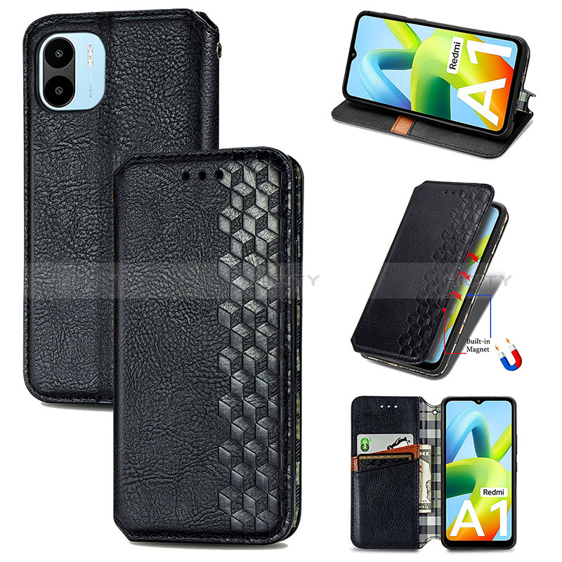 Coque Portefeuille Livre Cuir Etui Clapet S09D pour Xiaomi Poco C50 Plus