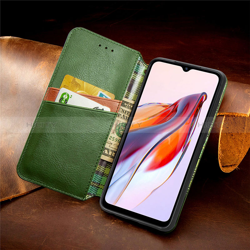 Coque Portefeuille Livre Cuir Etui Clapet S09D pour Xiaomi Poco C55 Plus