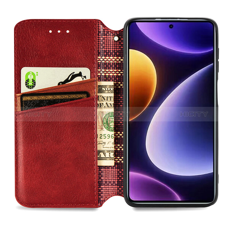 Coque Portefeuille Livre Cuir Etui Clapet S09D pour Xiaomi Poco F5 5G Plus