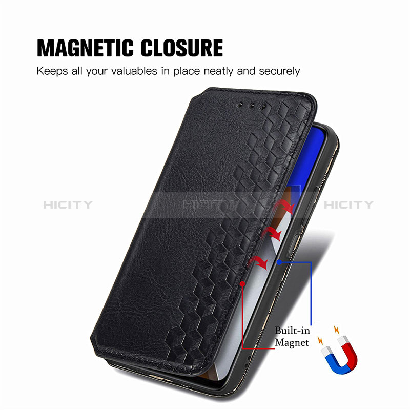 Coque Portefeuille Livre Cuir Etui Clapet S09D pour Xiaomi Poco M4 Pro 4G Plus