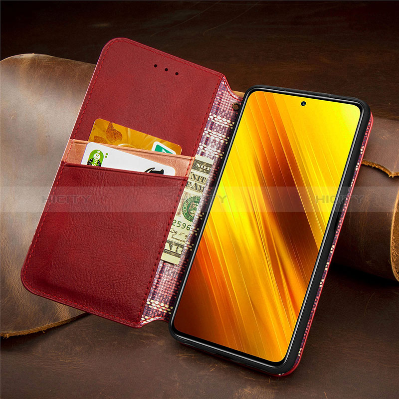 Coque Portefeuille Livre Cuir Etui Clapet S09D pour Xiaomi Poco X3 Pro Plus