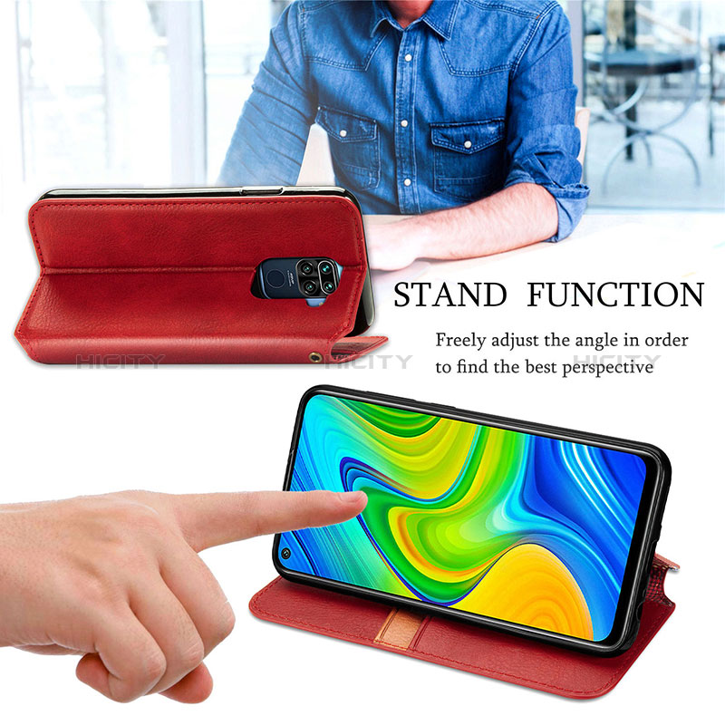 Coque Portefeuille Livre Cuir Etui Clapet S09D pour Xiaomi Redmi 10X 4G Plus