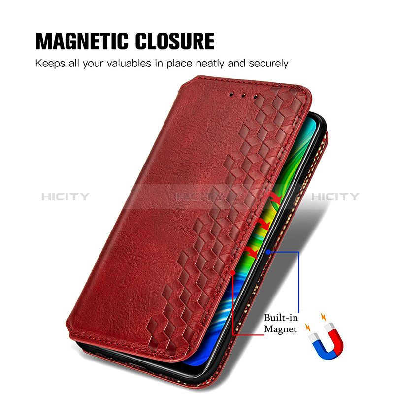 Coque Portefeuille Livre Cuir Etui Clapet S09D pour Xiaomi Redmi 10X 4G Plus