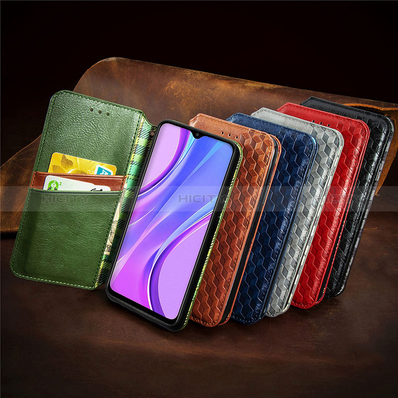 Coque Portefeuille Livre Cuir Etui Clapet S09D pour Xiaomi Redmi 9 Prime India Plus