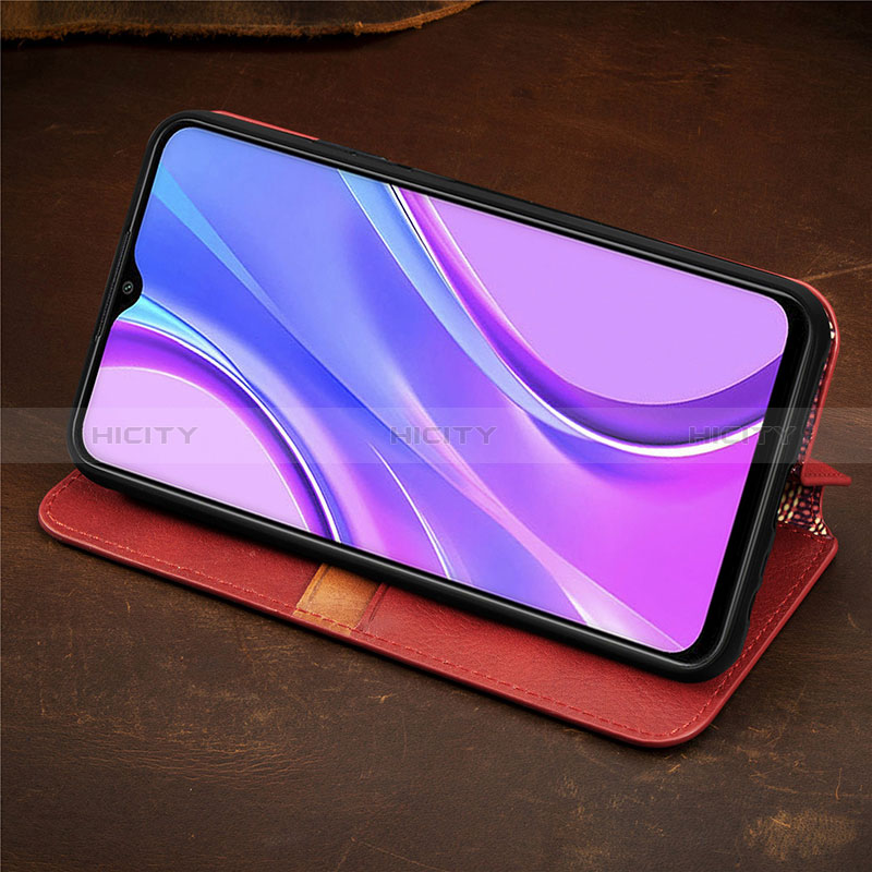 Coque Portefeuille Livre Cuir Etui Clapet S09D pour Xiaomi Redmi 9 Prime India Plus