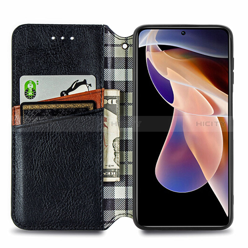 Coque Portefeuille Livre Cuir Etui Clapet S09D pour Xiaomi Redmi Note 11 Pro+ Plus 5G Plus