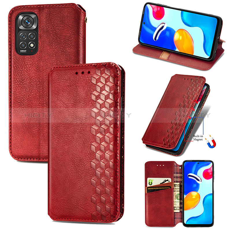 Coque Portefeuille Livre Cuir Etui Clapet S09D pour Xiaomi Redmi Note 11S 4G Plus