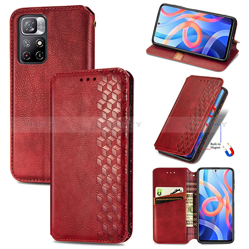 Coque Portefeuille Livre Cuir Etui Clapet S09D pour Xiaomi Redmi Note 11S 5G Plus