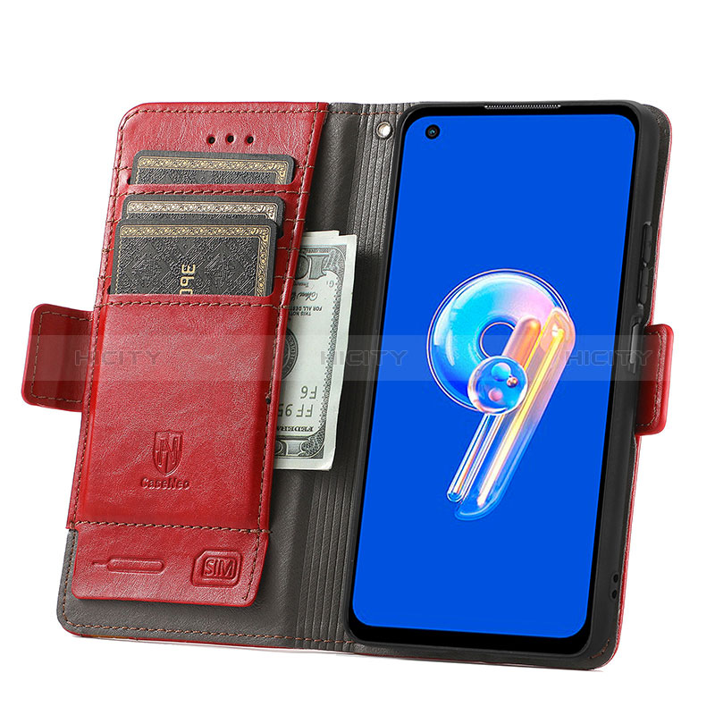 Coque Portefeuille Livre Cuir Etui Clapet S10D pour Asus Zenfone 9 Plus