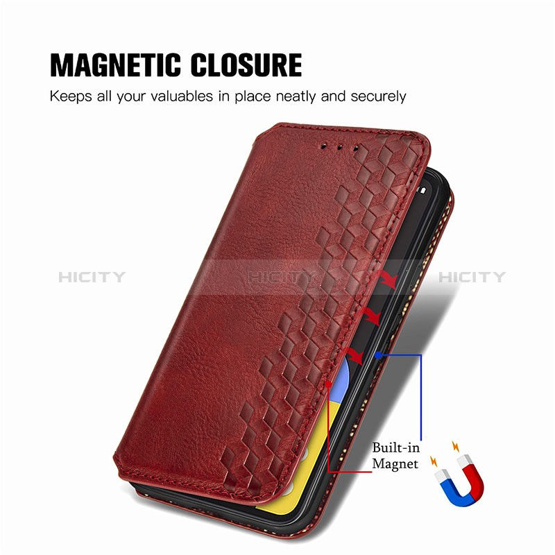 Coque Portefeuille Livre Cuir Etui Clapet S10D pour Google Pixel 4a Plus