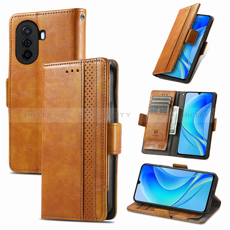 Coque Portefeuille Livre Cuir Etui Clapet S10D pour Huawei Enjoy 50 Plus