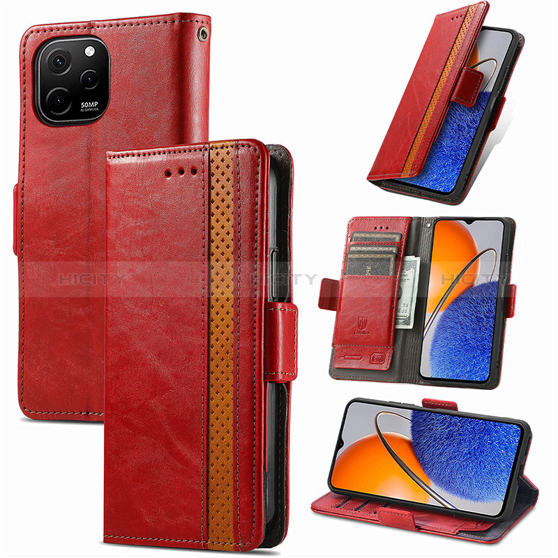 Coque Portefeuille Livre Cuir Etui Clapet S10D pour Huawei Enjoy 50z Plus