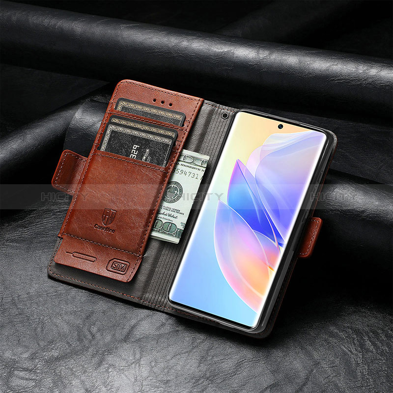 Coque Portefeuille Livre Cuir Etui Clapet S10D pour Huawei Honor 60 SE 5G Plus