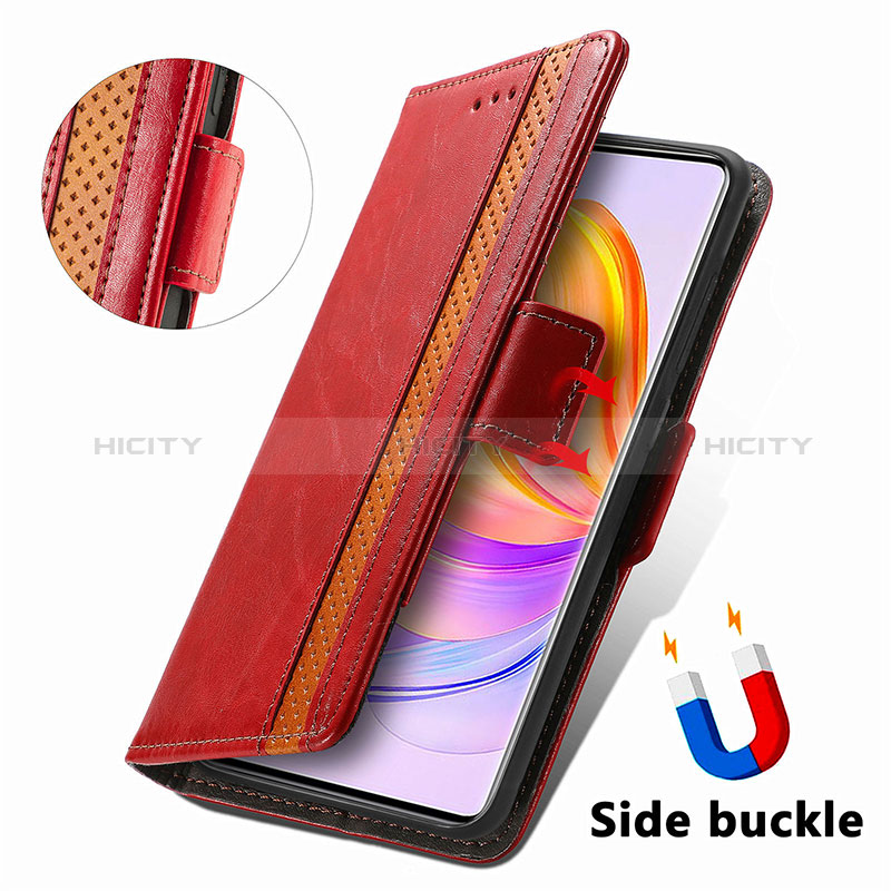 Coque Portefeuille Livre Cuir Etui Clapet S10D pour Huawei Honor 80 SE 5G Plus