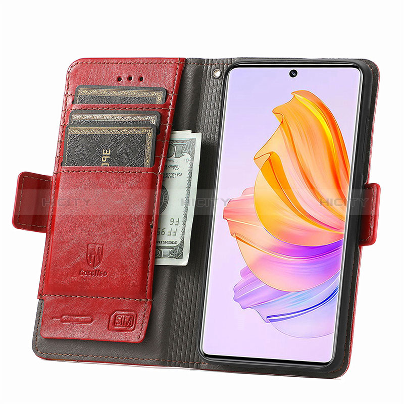 Coque Portefeuille Livre Cuir Etui Clapet S10D pour Huawei Honor 80 SE 5G Plus