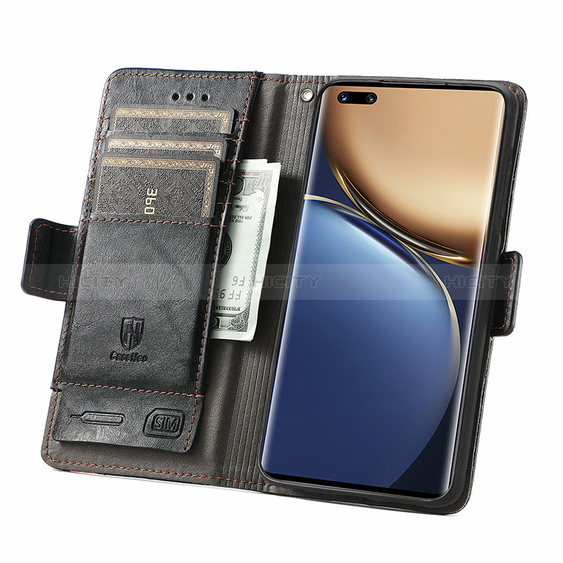 Coque Portefeuille Livre Cuir Etui Clapet S10D pour Huawei Honor Magic3 5G Plus