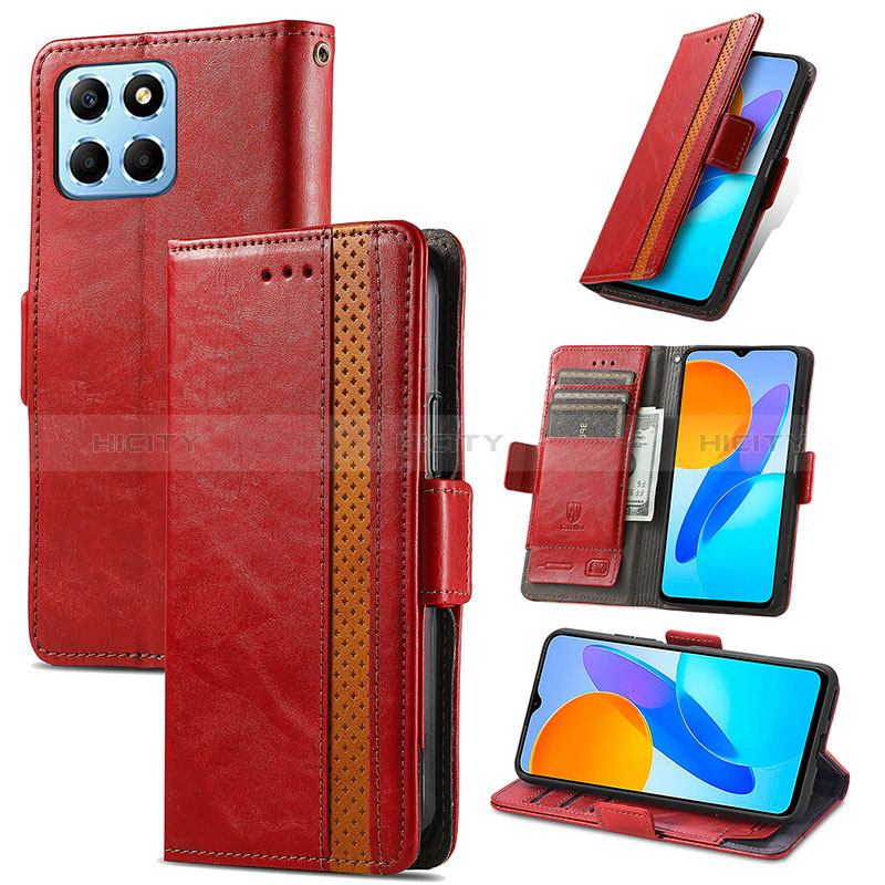 Coque Portefeuille Livre Cuir Etui Clapet S10D pour Huawei Honor X6 5G Plus