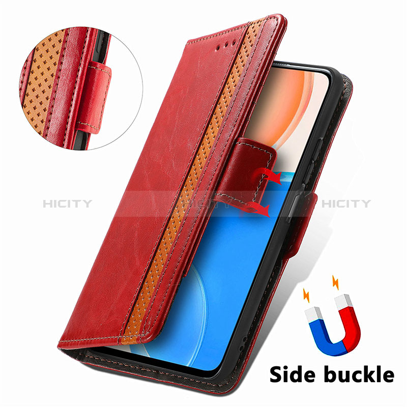 Coque Portefeuille Livre Cuir Etui Clapet S10D pour Huawei Honor X8 4G Plus