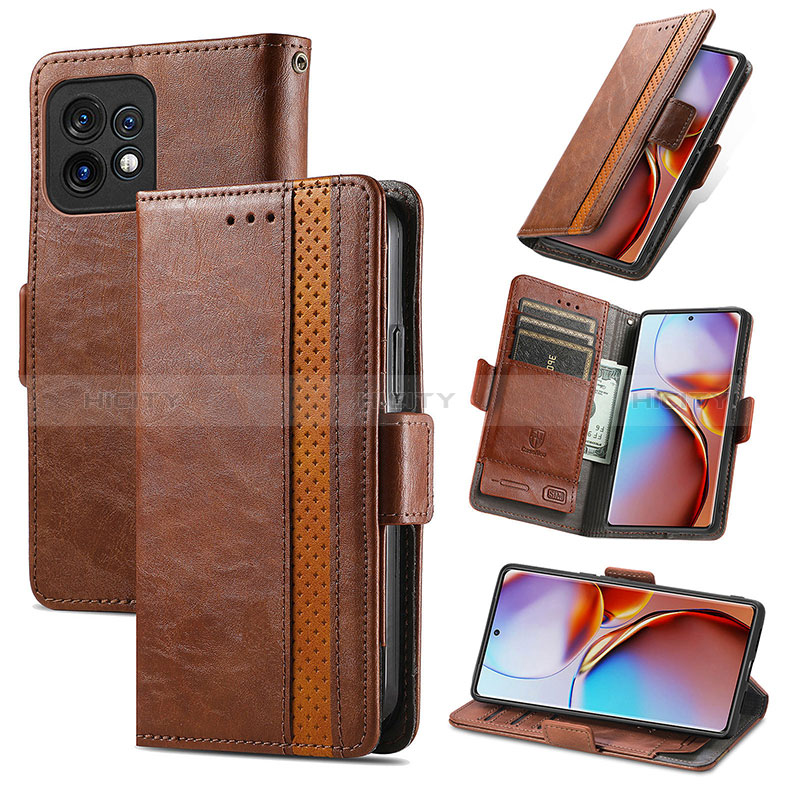 Coque Portefeuille Livre Cuir Etui Clapet S10D pour Motorola Moto Edge 40 Pro 5G Plus