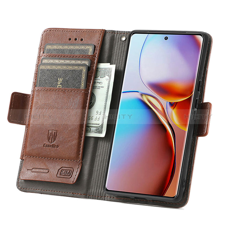 Coque Portefeuille Livre Cuir Etui Clapet S10D pour Motorola Moto Edge 40 Pro 5G Plus