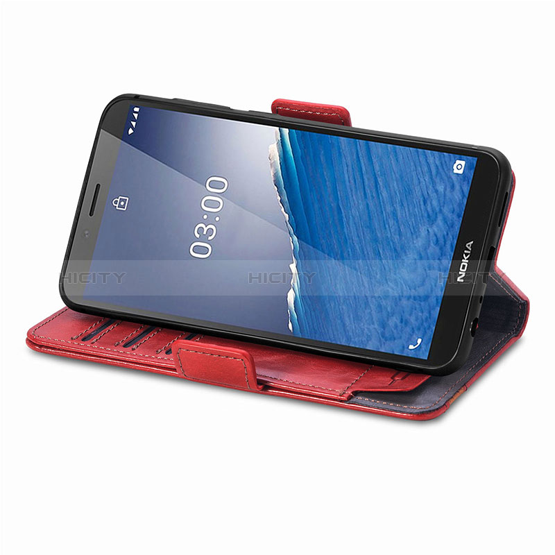 Coque Portefeuille Livre Cuir Etui Clapet S10D pour Nokia C3 Plus