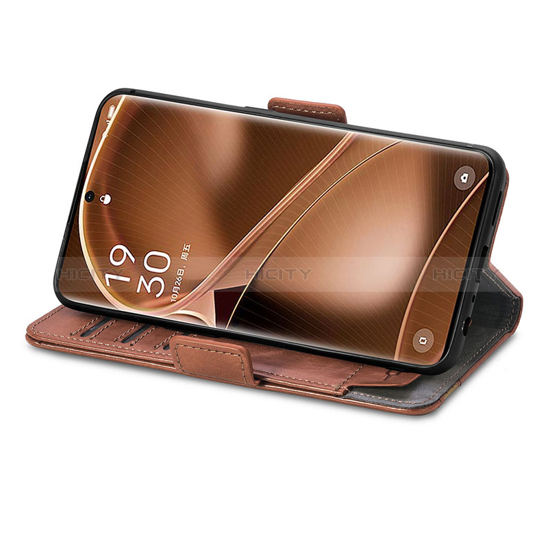 Coque Portefeuille Livre Cuir Etui Clapet S10D pour Oppo Find X6 5G Plus