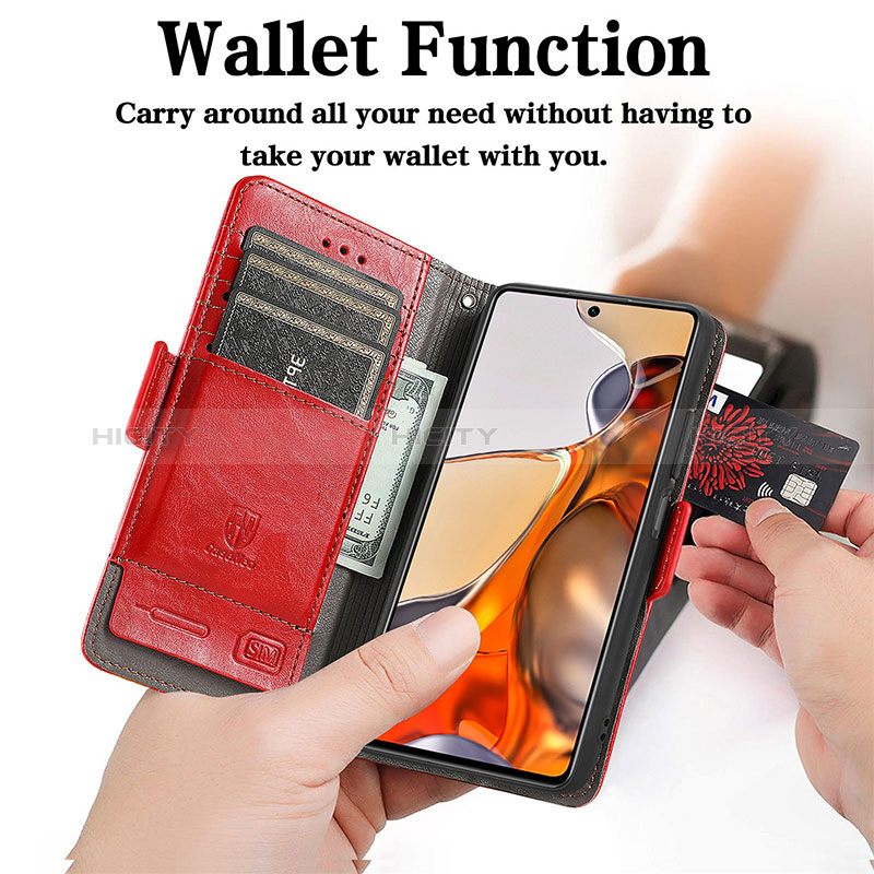 Coque Portefeuille Livre Cuir Etui Clapet S10D pour Xiaomi Mi 11T Pro 5G Plus