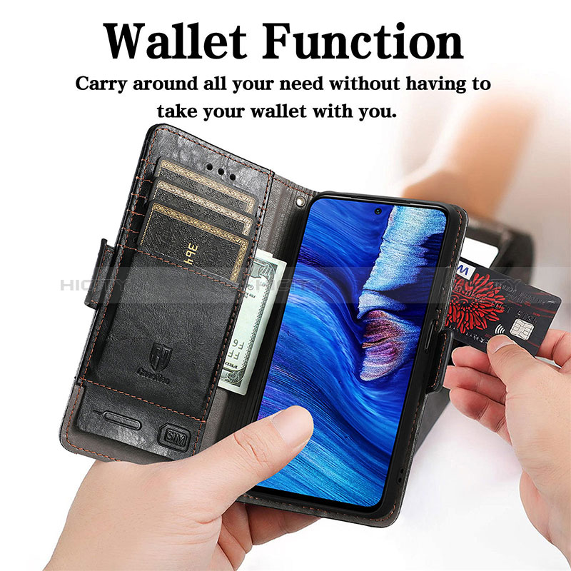 Coque Portefeuille Livre Cuir Etui Clapet S10D pour Xiaomi POCO M3 Pro 5G Plus