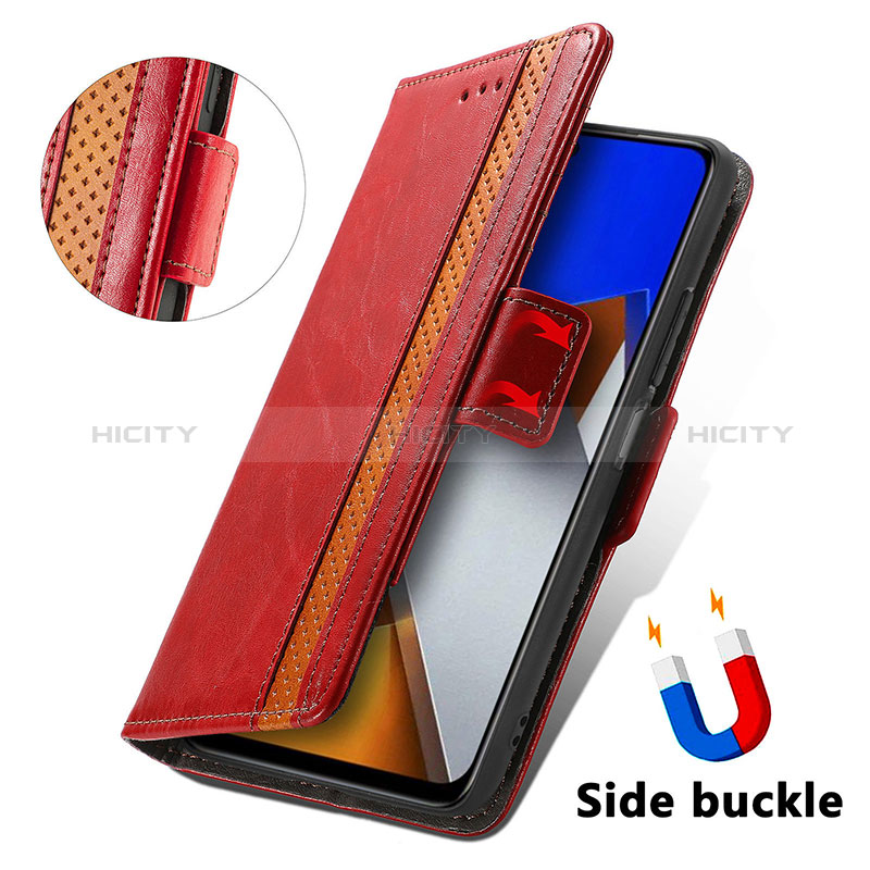 Coque Portefeuille Livre Cuir Etui Clapet S10D pour Xiaomi Poco M4 Pro 4G Plus