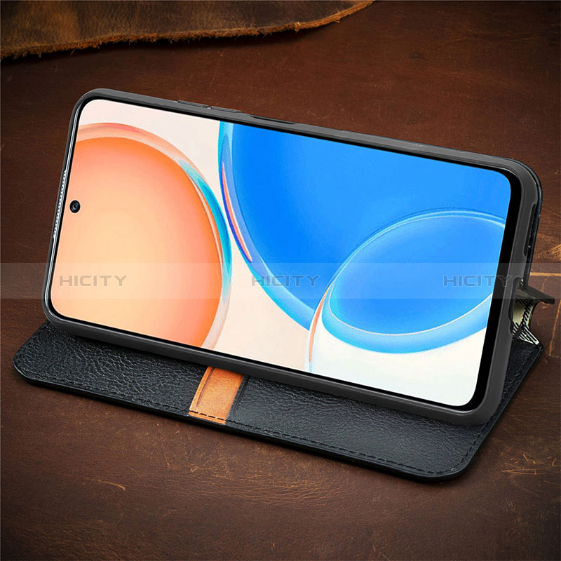 Coque Portefeuille Livre Cuir Etui Clapet S11D pour Huawei Honor X8 4G Plus