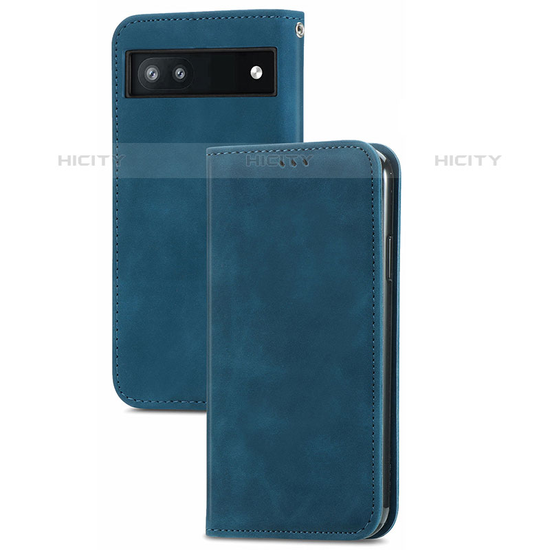 Coque Portefeuille Livre Cuir Etui Clapet S12D pour Google Pixel 6a 5G Plus