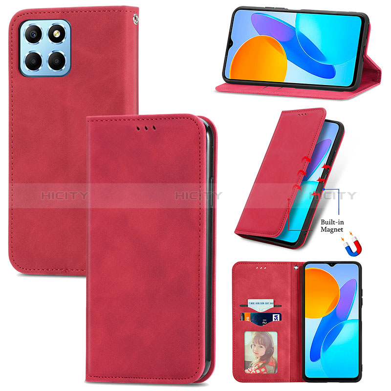 Coque Portefeuille Livre Cuir Etui Clapet S12D pour Huawei Honor 70 Lite 5G Plus