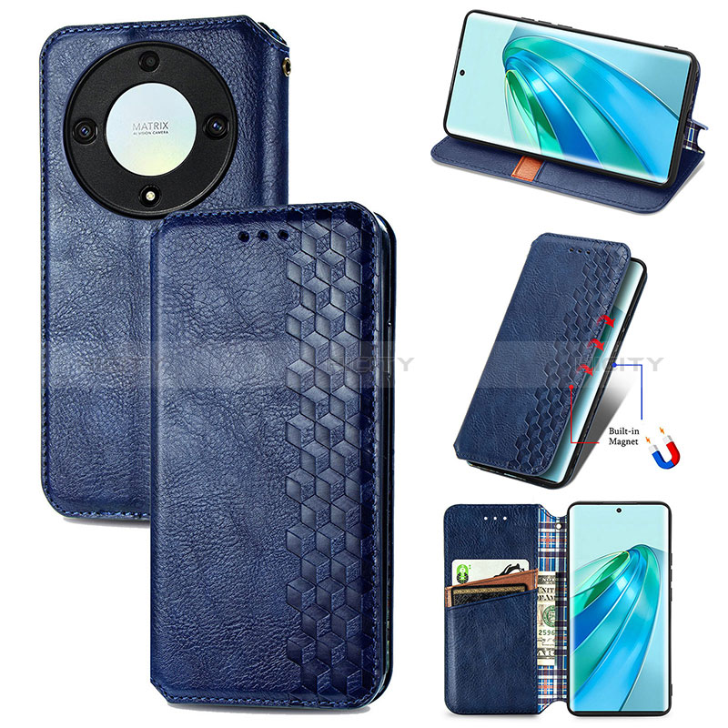 Coque Portefeuille Livre Cuir Etui Clapet S12D pour Huawei Honor Magic5 Lite 5G Plus