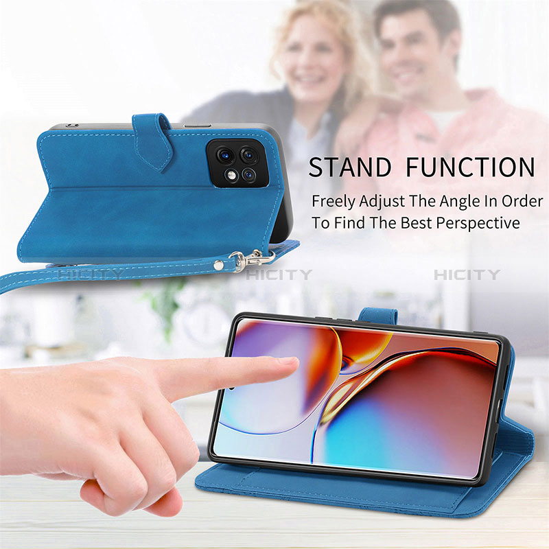 Coque Portefeuille Livre Cuir Etui Clapet S14D pour Motorola Moto Edge 40 Pro 5G Plus