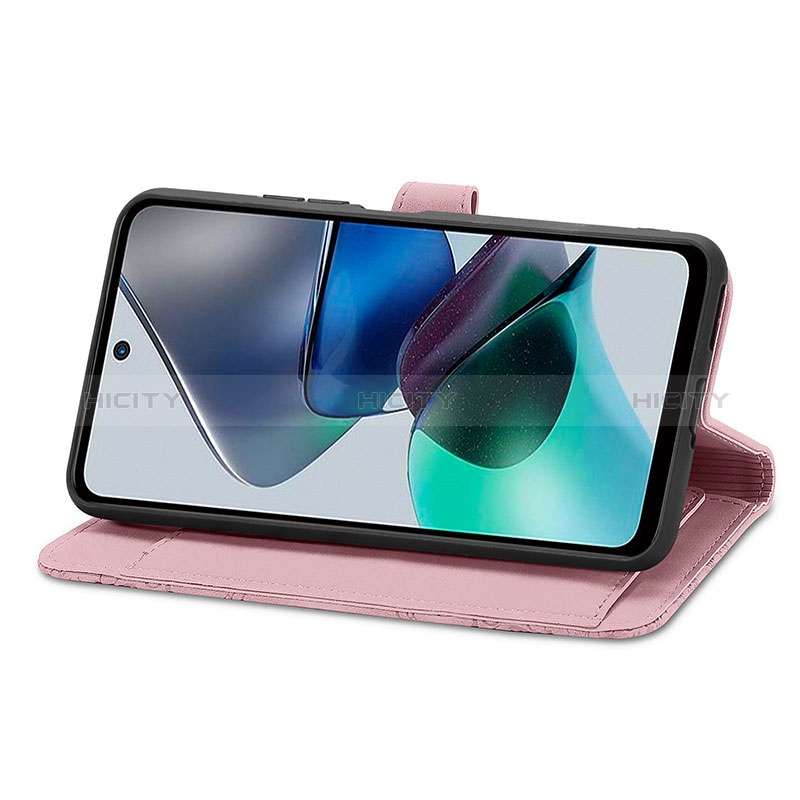 Coque Portefeuille Livre Cuir Etui Clapet S14D pour Motorola Moto G13 Plus