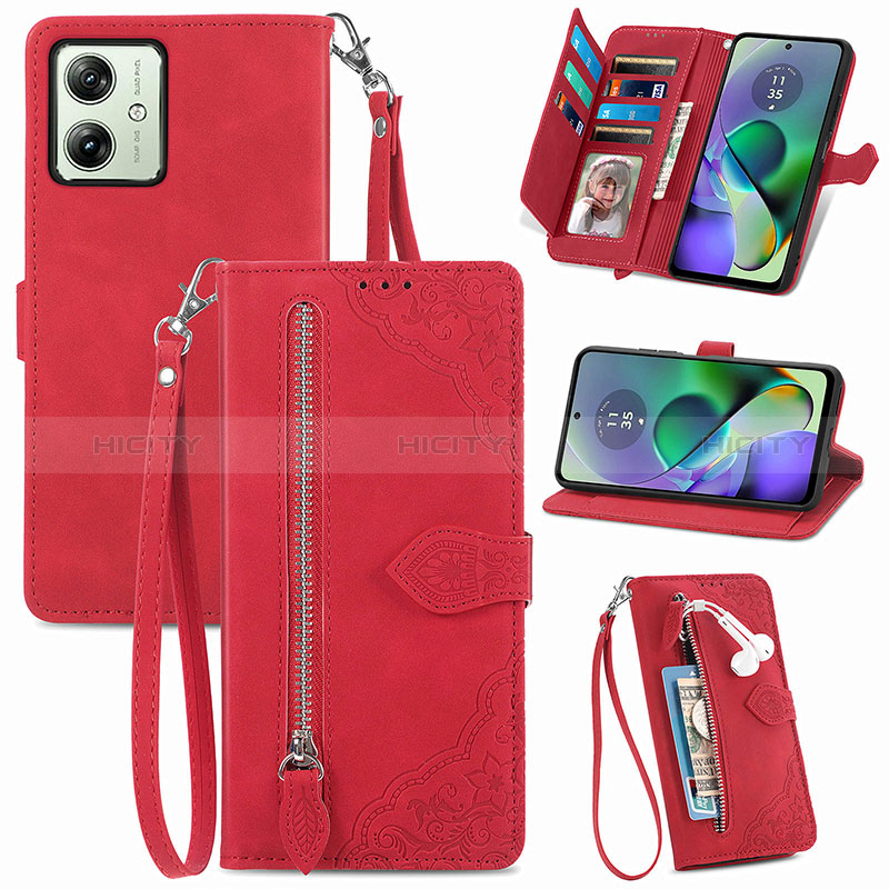 Coque Portefeuille Livre Cuir Etui Clapet S14D pour Motorola Moto G54 5G Plus