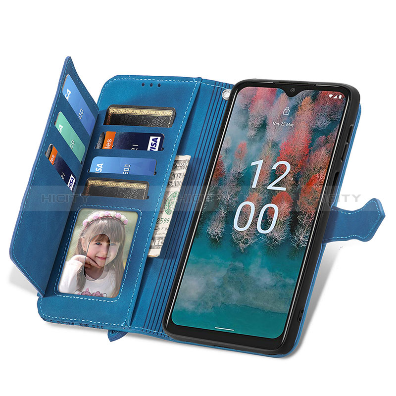 Coque Portefeuille Livre Cuir Etui Clapet S14D pour Nokia C12 Plus Plus