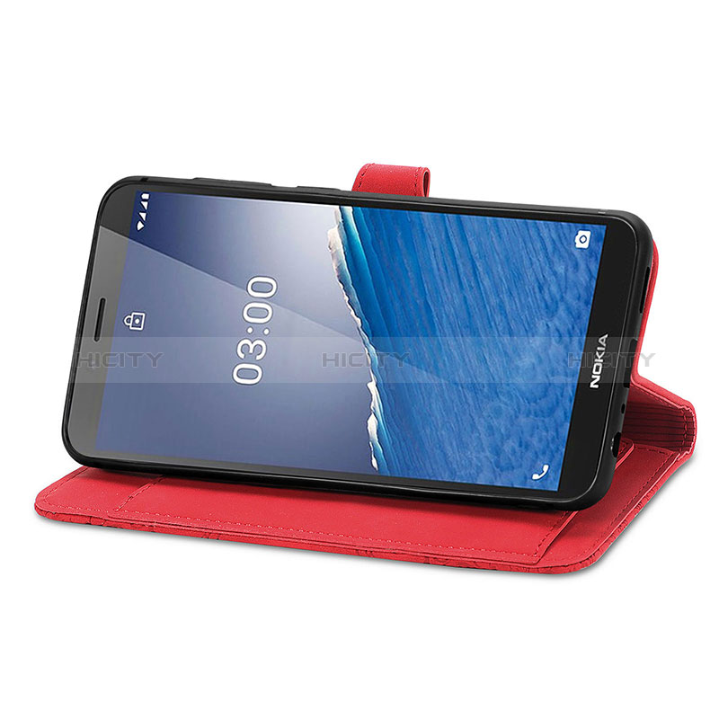 Coque Portefeuille Livre Cuir Etui Clapet S14D pour Nokia C3 Plus