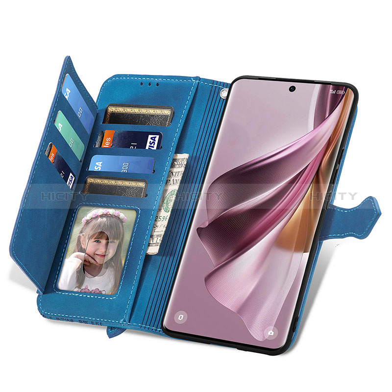 Coque Portefeuille Livre Cuir Etui Clapet S14D pour Oppo Reno10 Pro 5G Plus