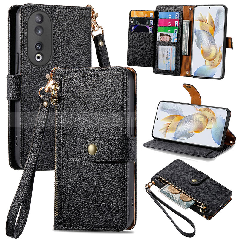 Coque Portefeuille Livre Cuir Etui Clapet S15D pour Huawei Honor 90 5G Plus