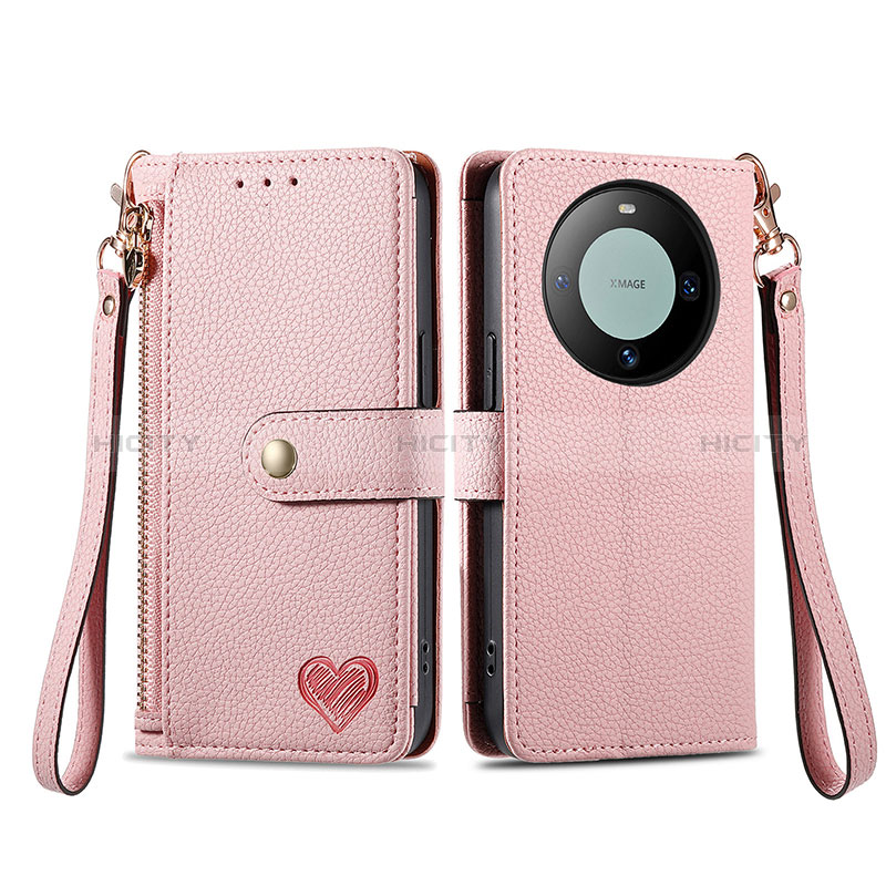 Coque Portefeuille Livre Cuir Etui Clapet S15D pour Huawei Mate 60 Plus