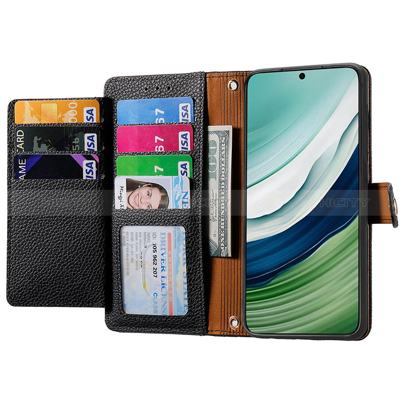 Coque Portefeuille Livre Cuir Etui Clapet S15D pour Huawei Mate 60 Plus