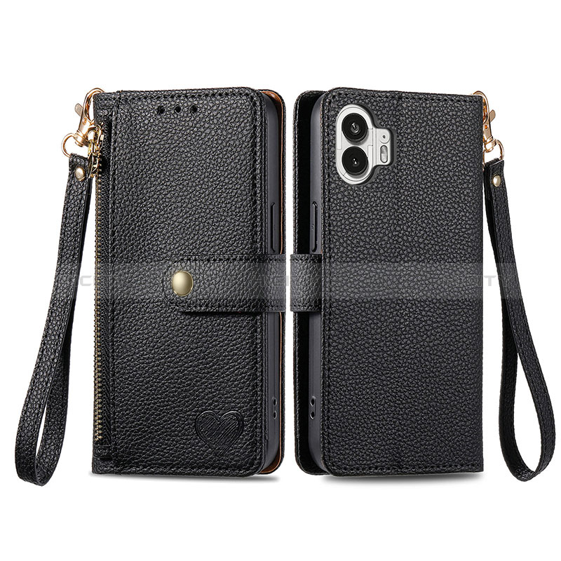 Coque Portefeuille Livre Cuir Etui Clapet S15D pour Nothing Phone 2 Plus