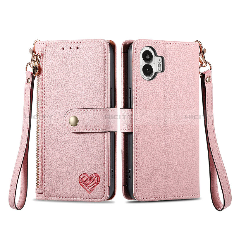 Coque Portefeuille Livre Cuir Etui Clapet S15D pour Nothing Phone 2 Plus