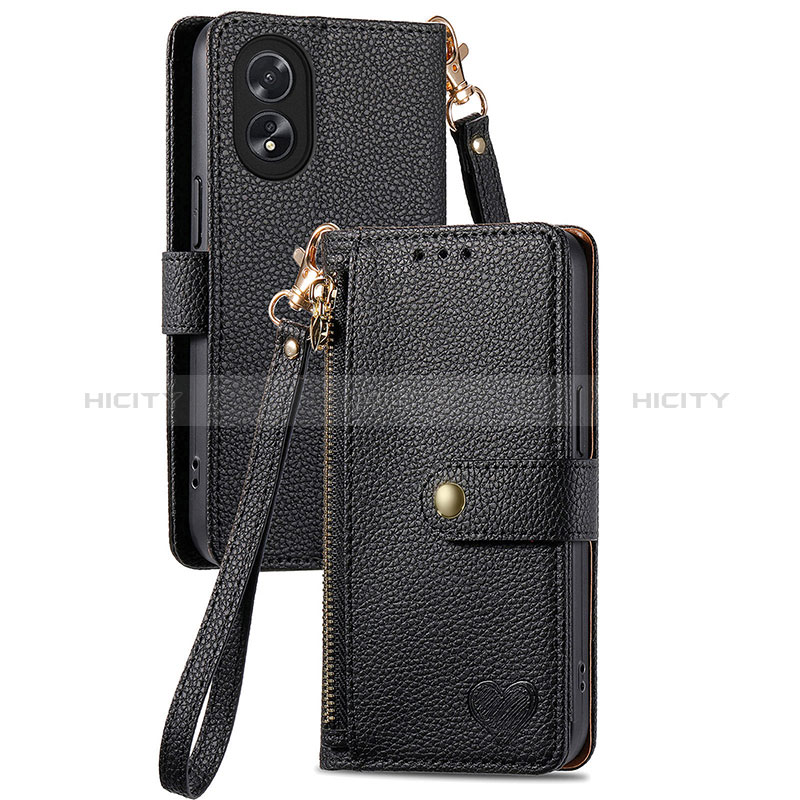 Coque Portefeuille Livre Cuir Etui Clapet S15D pour Oppo A18 Plus