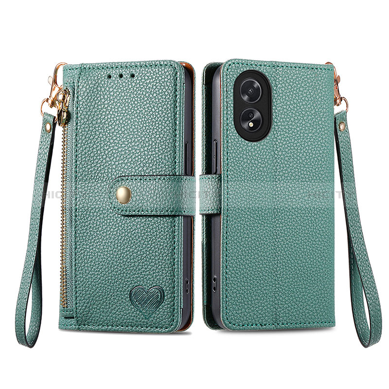 Coque Portefeuille Livre Cuir Etui Clapet S15D pour Oppo A38 Plus